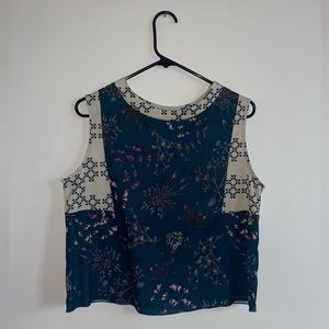 Zara Patterned Boxy Top